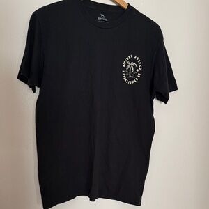 Rip Curl Black Graphic Short Sleeve Tee